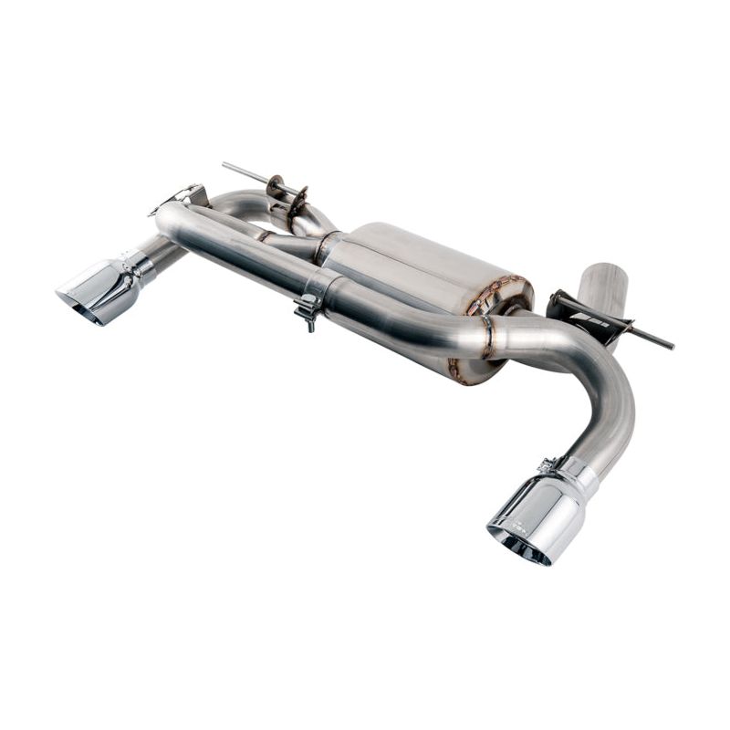 AWE Tuning BMW F3X 335i/435i Touring Edition Axle-Back Exhaust - Chrome Silver Tips (102mm)