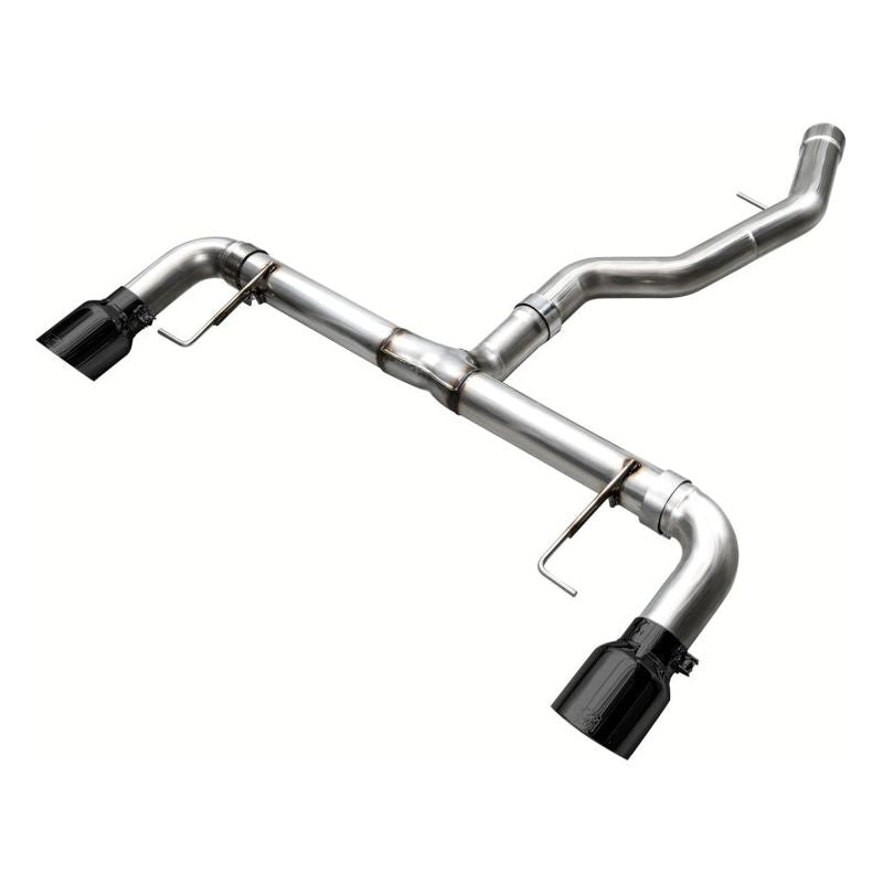 AWE 19-23 BMW 330i / 21-23 BMW 430i Base G2X Track Edition Axle Back Exhaust - Diamond Black