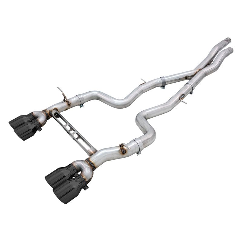 AWE Tuning BMW F8X M3/M4 Track Edition Catback Exhaust - Diamond Black Tips